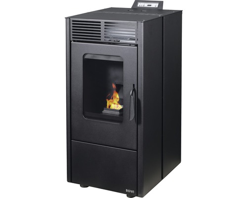 Poêle à granulés Rowi Puro acier noir 6 kW