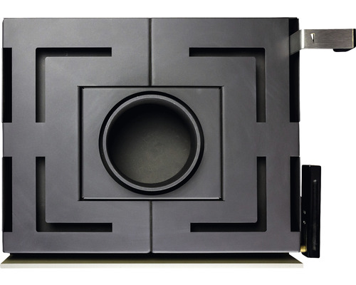 Poêle à bois Xeoos Patagonia x8 acier anthracite 8 kW – Image 8