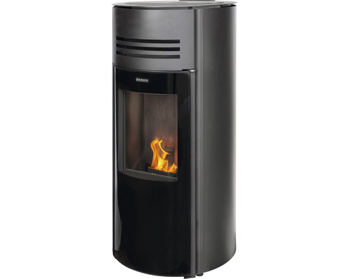 Poêle à granulés Aduro P1 acier noir 8 kW