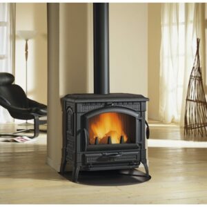 Poêle en fonte Nordica Extraflame Isotta noir 11,9 kW