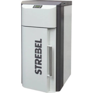 Poêle à pellets Strebel Varan 2.20 gris acier 20 kW