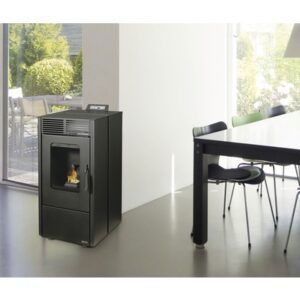Poêle à granulés Rowi Puro acier noir 6 kW