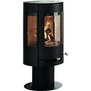Poêle cheminée Aduro 9-3 en acier noir 6 kW