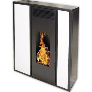 Poêle à pellets Tessa 10 acier blanc 8,8 kW