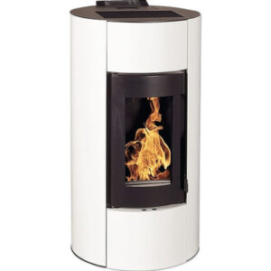 Poêle à pellets Angelina 9 acier blanc 8,9 kW
