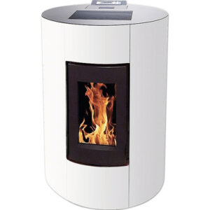 Poêle à granulés Interstoves Aurelia 12 acier blanc 11,4 kW