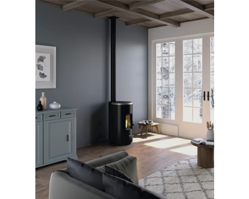 Poêle à granulés FreePoint Chrome 7 acier chromé 7 kW – Image 2