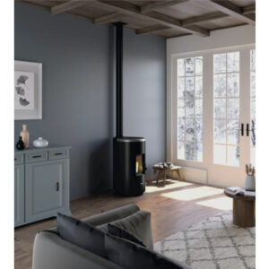 Poêle à granulés FreePoint Chrome 7 acier chromé 7 kW