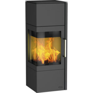 Cheminée Royal Steel Noir 6 kW