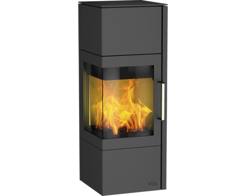 Cheminée Royal Steel Noir 6 kW