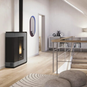 Poêle à granulés Firefix Acro 7 acier noir gris 7 kW
