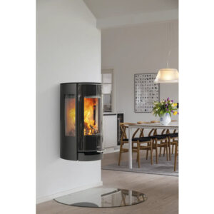 Poêle cheminée Aduro 22.4 Lux en acier noir 5,5 kW